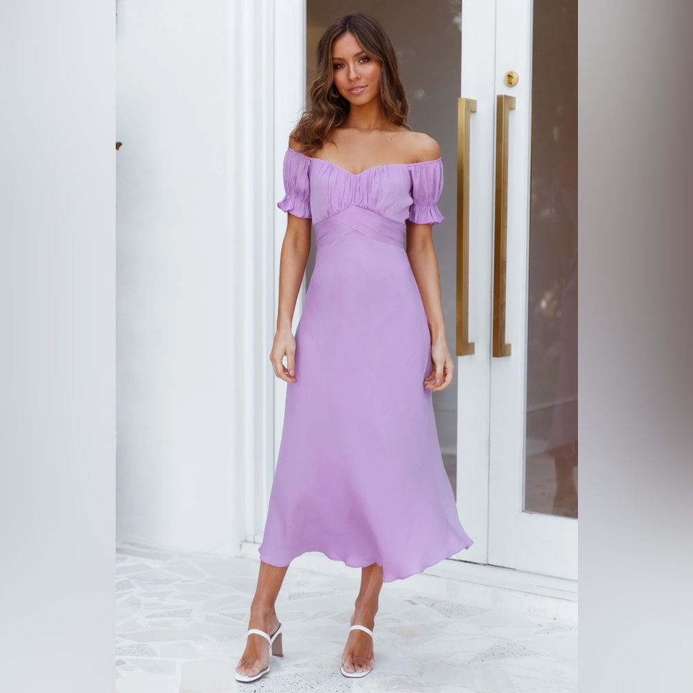 Sky Child Maxi Dress Lilac Hello Molly